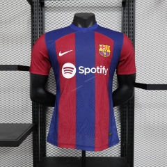 Player Version Correct Version 2023-24  Barcelona Home Blue&Red Thailand Soccer Jersey AAA-888