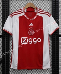 Correct Version 2023-24 Ajax Home Red& White Thailand jersey  AAA-888