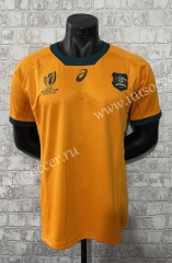 2023 World Cup Australia Home Orange Rugby Shirt