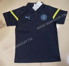 2023-24 Manchester City Royal Blue Thailand Polo Shirts-817