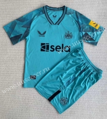 2023-24 Newcastle United goalkeeper Blue Soccer Uniform-AY