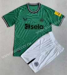 2023-24 Newcastle United Away Green Soccer Uniform-AY