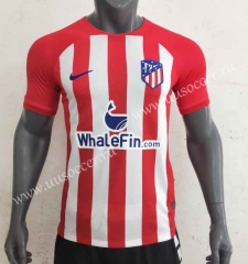 Correct Version 2023-24  Atletico Madrid Home Red& White  Thailand Soccer Jersey-416