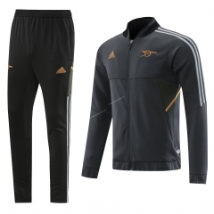 2022-23  Arsenal Grey Thailand Soccer Jacket Uniform-LH