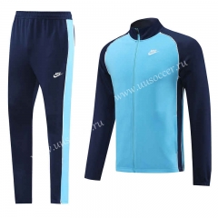 2023-24 Nike Sky Blue Soccer Jacket Uniform -LH
