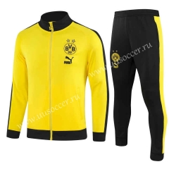 2023-24 Borussia Dortmund Yellow Soccer Jacket Uniform-GDP