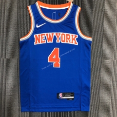 NBA New York Knicks Blue #4 Jersey-311