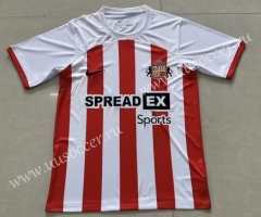 2023-24 Sunderland AFC Home Red&White  Thailand Soccer Jersey AAA
