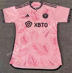 2023-24 maple leaf version   Inter Miami CF Pink  Thailand Soccer Jersey AAA-9171
