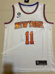 2023 City Version NBA New York Knicks White#11 Jersey-1380