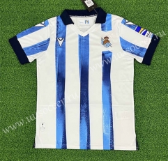（s-4xl）2023-24 Real Sociedad Home Blue&White Thailand Soccer Jersey AAA-403