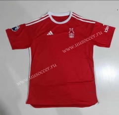 (s-4xl)2023-24 Nottingham Forest Home Red Thailand Soccer Jersey AAA-7T