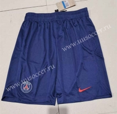 2023-24 Barcelona Home Royal  Blue Thailand Soccer Shorts-5779