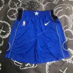 NBA Dallas Mavericks Blue Shorts-311