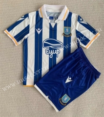 2023-24 Sheffield Wednesday Home Blue& White Soccer Uniform-AY