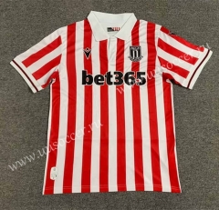 2023-24 Stoke City Home Red & White Thailand Soccer Jersey AAA-512