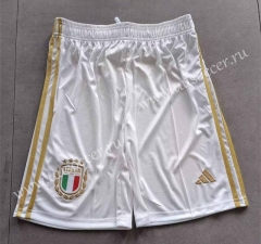 125th Anniversary Edition Italy White Thailand Soccer Shorts-2886