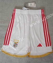 2023-24 Benfica Home White Thailand Soccer Shorts-2886
