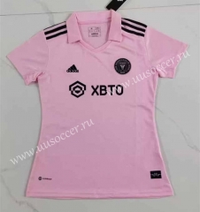 2023-24 Correct Version Inter Miami CF Home Pink Thailand Women Soccer Jersey AAA-708
