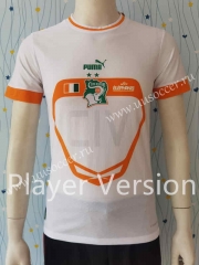 Player Version 2023-24 Cote d'Ivoire Away White Soccer Thailand AAA-807
