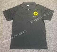 2023-24  Borussia Dortmund Black Thailand Polo Shirts-817