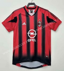 Retro Version04-05 AC Milan Home Red&Black  Thailand Soccer Jersey AAA-811
