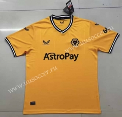 2023-24 Wolverhampton Wanderers  Home Yellow  Thailand Soccer Jersey AAA-1146