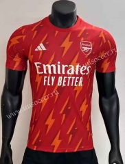 2023-24 Arsenal Red Thailand Soccer Training Jersey-2390