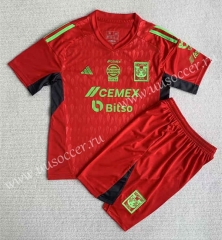 2023-24 Tigres UANL Goalkeeper Red Soccer Uniform-AY