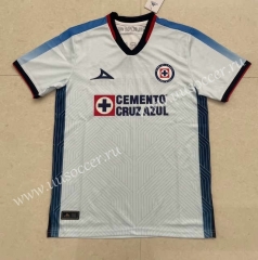 (s-4xl)2023-24 Cruz Azul Away White Thailand Soccer Jersey AAA-818