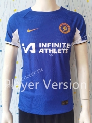 Player version  2023-24 Chelsea Home Blue  Thailand Soccer Jersey AAA-807