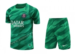 2023-24 Paris SG Goalkeeper Green  Thailand Soccer  Uniform-418
