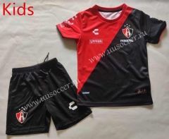 2023-24 Atlas Home Red&Black  kids Soccer Uniform-912