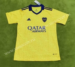 2023-24  Boca Juniors Yellow  Thailand Soccer Jersey-9755