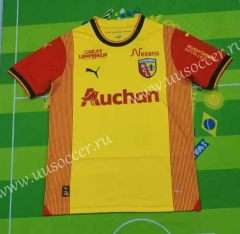 2023-24  RC Lens Home Yellow  Thailand Soccer Jersey AAA-HR