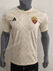 (s-4xl)2023-24 AS Roma Away White Thailand Soccer Jersey AAA-416