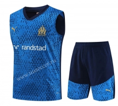 2023-24 Inter Milan Blue Thailand Soccer Training  Uniform-4627