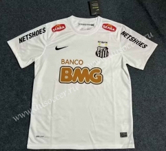 2011-12 Santos FC Home White Thailand Soccer Jersey AAA-8746