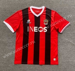 2023-24 OGC Nice Home Red&Black Thailand Soccer Jersey-512