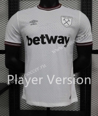 Player Version 2023-24 West Ham United  Away White  Thailand Soccer Jersey AAA-888