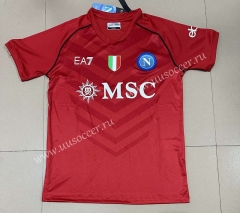 2023-24 Napoli Goalkeeper  Red Thailand  Soccer Jersey