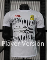 Player Version 2023-24 Al Ittihad Away White Thailand Soccer Jersey AAA-888
