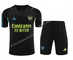 2023-24 Arsenal Black  Thailand Soccer Uniform-418