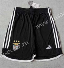 2023-24  Benfica Away Black Thailand Soccer Shorts