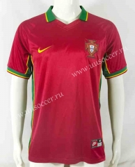 Retro Version1998 Portugal Home Red Thailand Soccer Jersey AAA-503