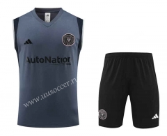 2023-24  Inter Miami CF Gray Thailand SoccerVest uniform-4627