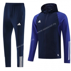 2023-24 Nike Royal Blue Soccer Jacket Uniform -LH