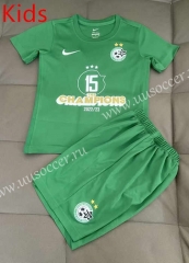 2022-23 Maccabi Haifa Green kids Thailand Soccer Jersey AAA-AY