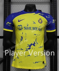 Player Version 2023-24 Al Nassr  Yellow Thailand Soccer Jersey-888