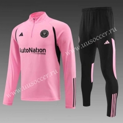 2023-24   Inter Miami Pink Thailand Tracksuit Uniform-4627